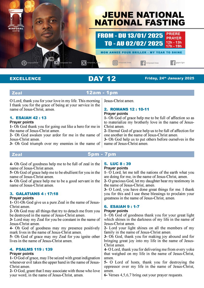 minposal_lines's tweet photo. JEUNE NATIONAL-21 JOURS - JOUR 12 / NATIONAL FASTING - 21 DAYS - DAY 12 #prières #prayers #santé #healthy #jeûneetpriere #fastingandprayer #enseignement #fondation #basiscs #ecole #school #vision #teaching #Evangile #gospel #evaluation #prophetic #service #culte #vie #life https://t.co/GmTQxw3AUF