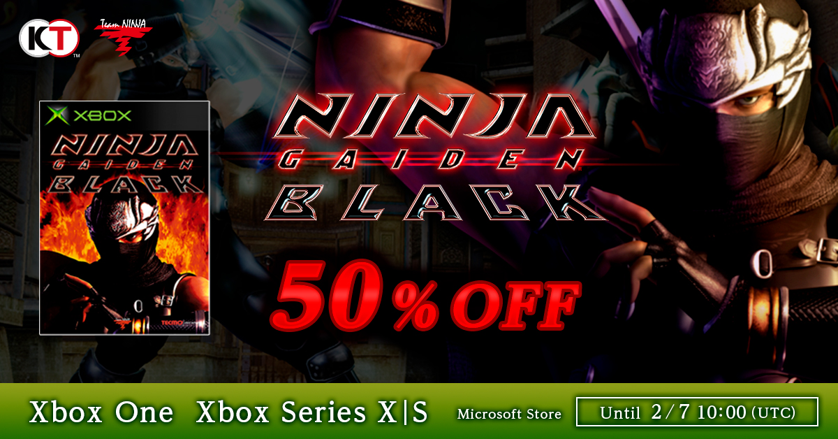 NINJA GAIDEN Black セール告知】 #NINJAGAIDEN BlackがMicrosoft