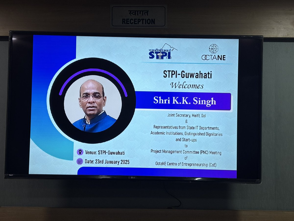 RojenTweet's tweet photo. Beyond Sustainability!

We were sharing our progress report to Joint Secretary MeitY, GOI, during PMC meeting at STPI, Guwahati today.  @STPIGangtok @stpiguwahati @PiCaSoid

2025 is going to be an interesting year👍🏽

#Picasoid #STPIGuwahati #Meity #stpigangtok https://t.co/z3OUPPLe9D