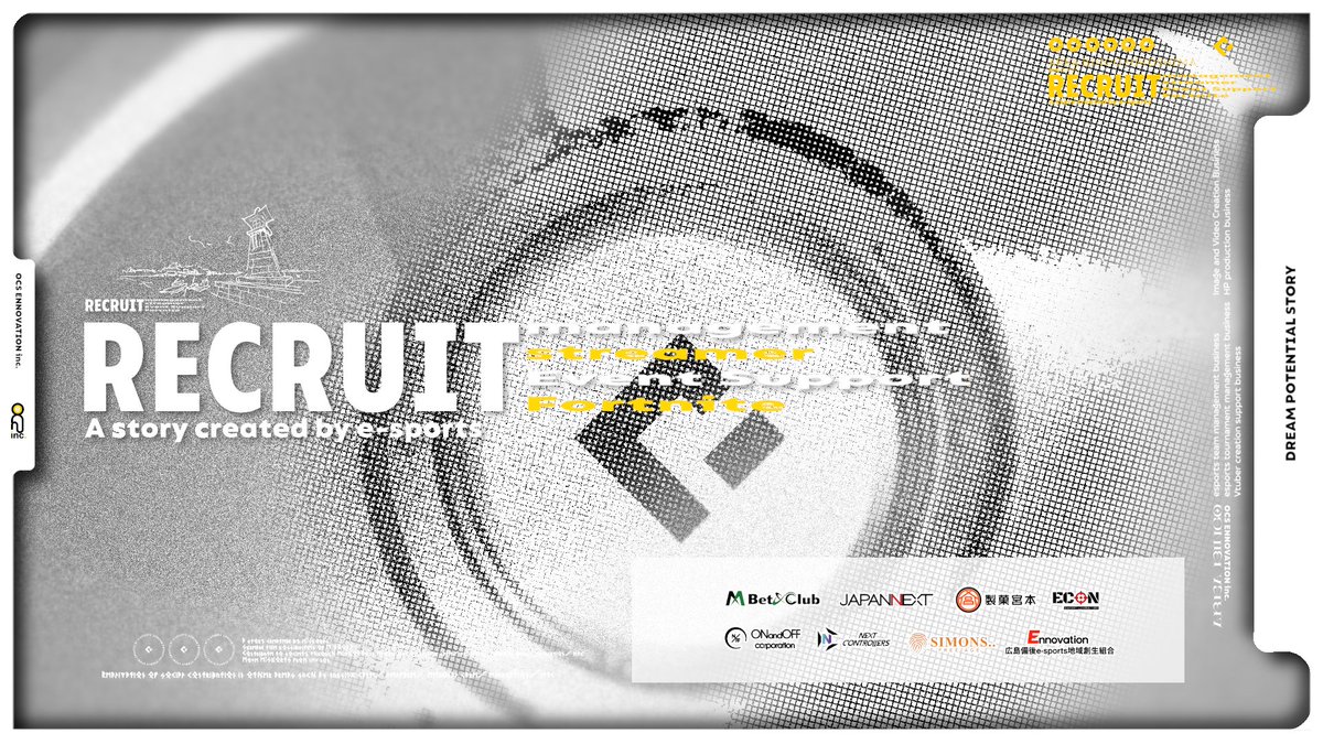 »OCSメンバー募集開始 vol.3

taem運営陣 ×  広島オフイベスタッフ
‾‾‾‾‾↸‾‾‾‾‾‾‾‾‾‾‾‾‾‾‾‾‾‾↸‾‾‾‾‾‾‾‾‾
※広島周辺メンバー優遇

🗓️応募期間
»　〜2/1

📜応募フォーム
»　forms.gle/ujcsH41oF43SST…

#備後地区
#広島eスポーツ
#人材募集