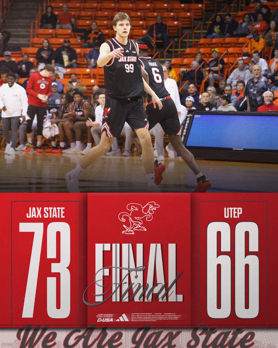 JaxStateMBB's tweet photo. Leaving El Paso With a DUB 👌

#StayCocky 🐔 | #FearTheBeak 👌 https://t.co/kAPANF4N8e