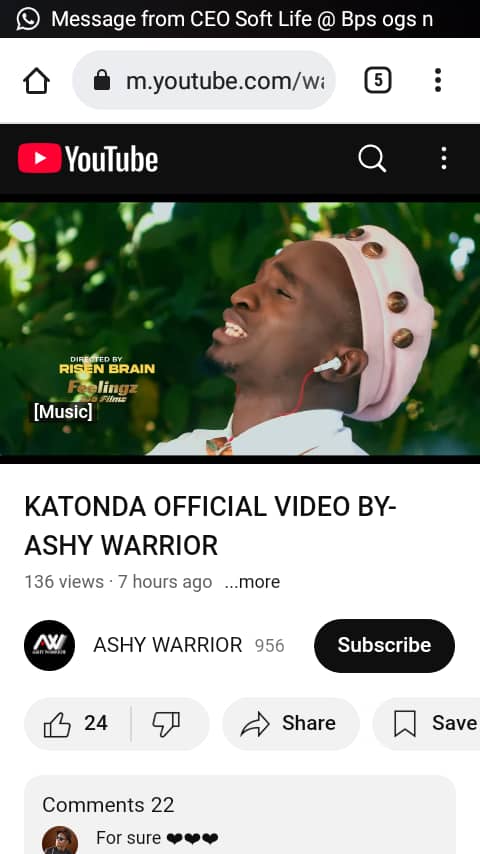 ashy_warrior's tweet photo. KATONDA OFFICIALVIDEO BY-ASHY WARRIOR OUT https://t.co/eDAqL6NsWz