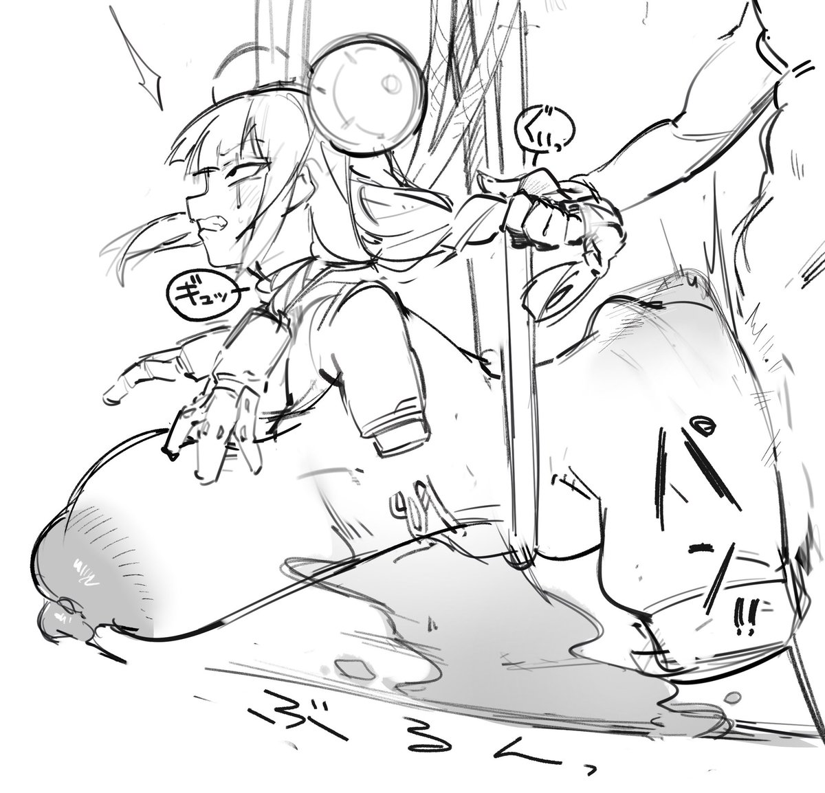 アニメの中割りみたいに乳の残像はデッサンめちゃくちゃ崩した方が抜ける説 