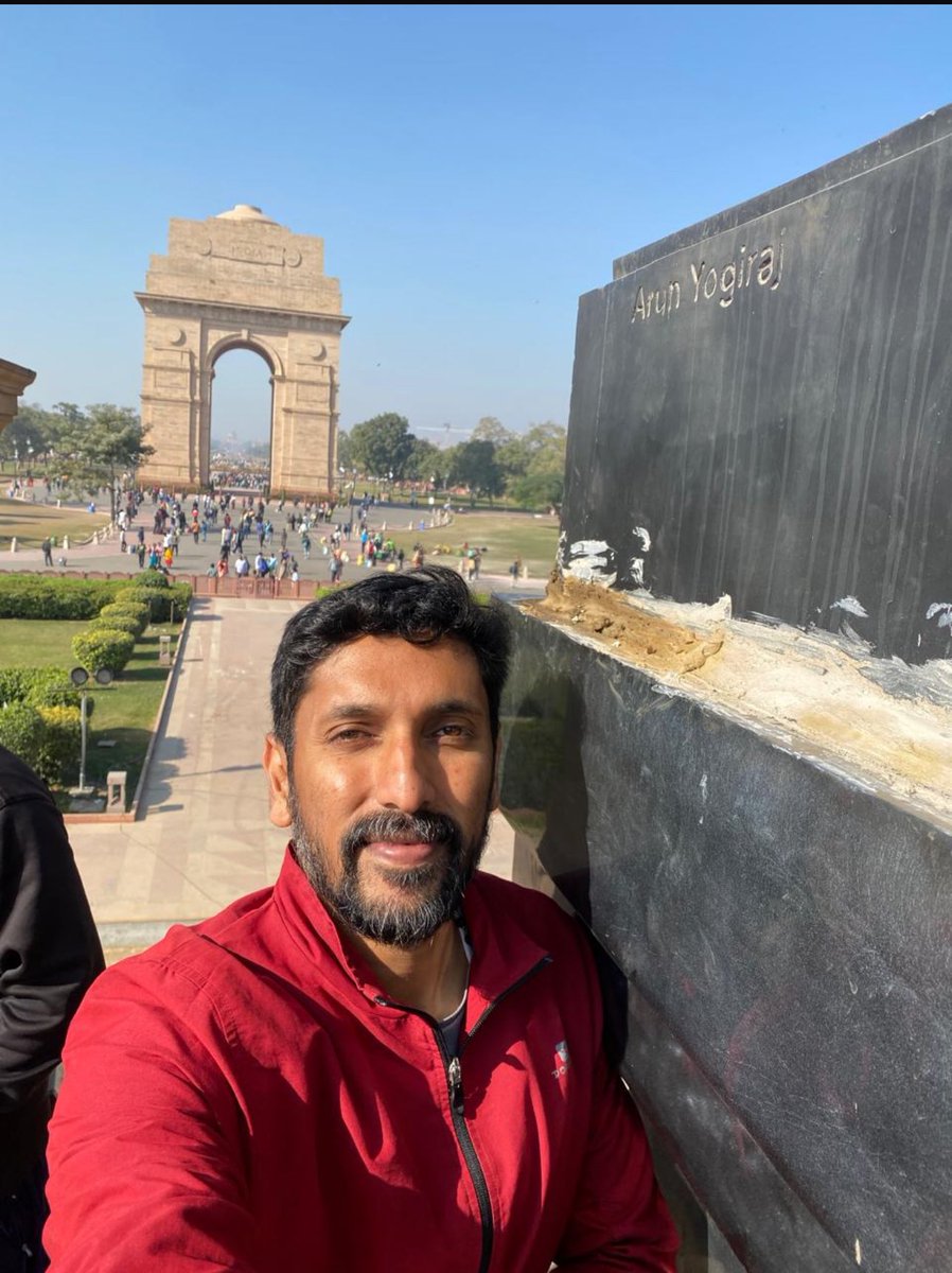 yogiraj_arun's tweet photo. 2022 sculpted 28 ft monolithic granite statue of Netaji Subhas Chandra Bose at INDIA GATE , (Kartavya path) DELHI… great memories…. https://t.co/YzD7RlEcTn