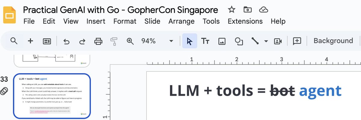 adrianfcole's tweet image. decided to snark up my #gopherconsg talk on genai