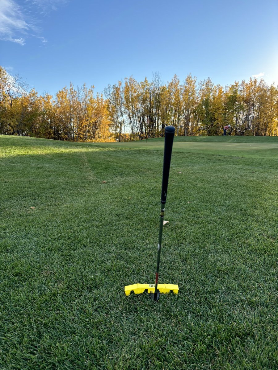 CaddySpike's tweet image. Couldn’t agree more!  And to limit risk of losing your club greenside.  Spike it with Caddy Spike!  #SpikeOn #WorryOff