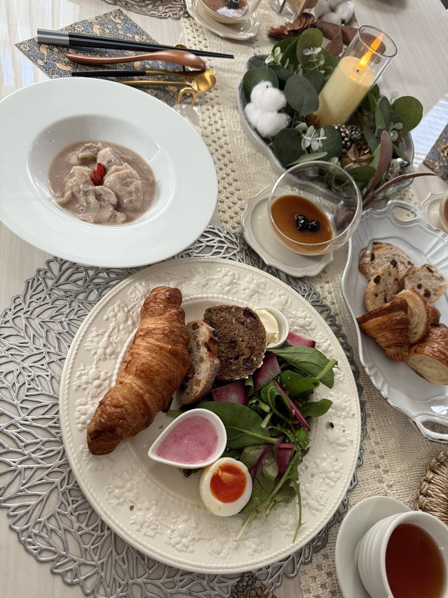 この前、パン焼いた🥐