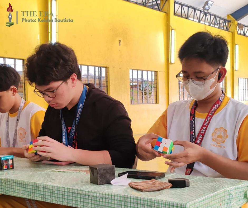 TheEraScribes's tweet photo. LOOK | Introducing, the Rubik's Cube Masters!

On January 22, 2025, the Mathematics Rubik's Cube Final Competition took place with different representatives of different grade levels at NEHS Covered Court.

#MathematicsMonth2025 https://t.co/kzYwaQmktQ