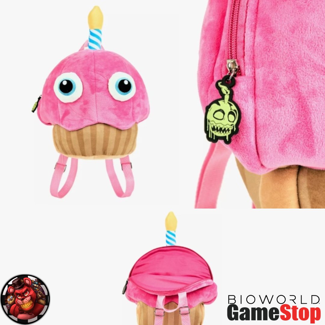 FazBearCollects's tweet image. 🐻🍕New 3D Mr cupcake backpack available at gamestop!!🍕🐻

#fnaf #fivenightsatfreddys #bioworld #gamestop #scottcawthon #fnafnews