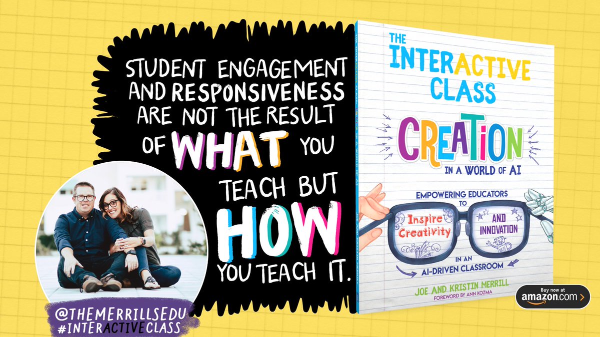 themerrillsedu's tweet photo. Get ready to spark creativity, ignite motivation, and supercharge your classroom with our 💥NEW BOOK!💥 🎉
Discover how to inspire your students to use their talents and create magic in their learning journey! ✨🧠🎨✨
https://t.co/XQ1ptaLeEv
#FETC #BETT #BETT25 #TCEA https://t.co/E0nBh1MCg5