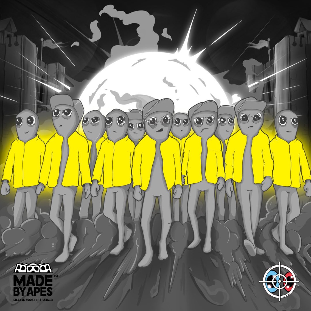 Warbuds_'s tweet photo. Reds and Blues Assemble!🎯

Mint progression is at 42.8%(2853 NFTs)

The mothership has been planning and came into major decisions in regards of the mint and will announce all the details within 24 hours.

War is coming… https://t.co/1L4qLxC6O2