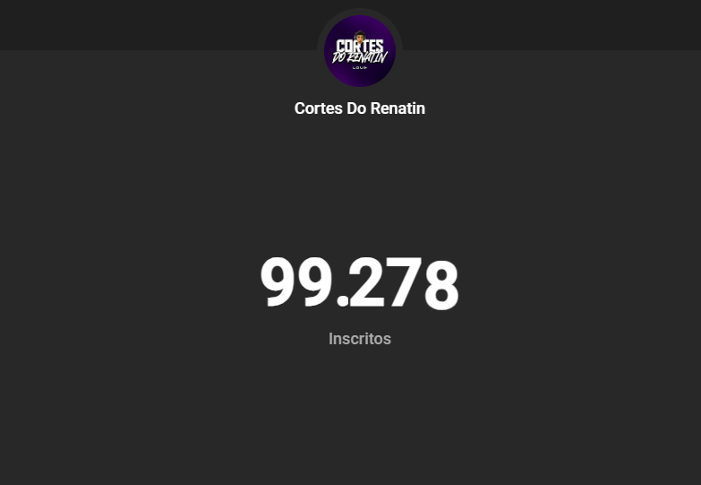 Será que os 100k no youtube vem hoje?

Já da um confere ai...

youtube.com/@cortesdorenat…