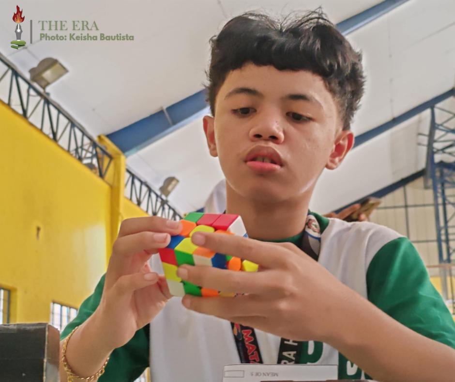 TheEraScribes's tweet photo. LOOK | Introducing, the Rubik's Cube Masters!

On January 22, 2025, the Mathematics Rubik's Cube Final Competition took place with different representatives of different grade levels at NEHS Covered Court.

#MathematicsMonth2025 https://t.co/rKVd478jXM