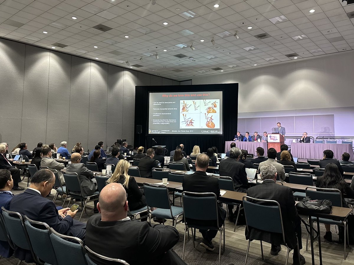 Pitt Cardiothoracic Surgery Department (@upmc_ctsurgery) on Twitter photo Chief of Cardiac Surgery and #STSAorta Co-Director <a href="/IbrahimSultanMD/">Ibrahim Sultan</a> explores branch first total aortic arch replacement only at #STS2025 <a href="/STS_CTsurgery/">The Society of Thoracic Surgeons</a> Chief of Cardiac Surgery and #STSAorta Co-Director <a href="/IbrahimSultanMD/">Ibrahim Sultan</a> explores branch first total aortic arch replacement only at #STS2025 <a href="/STS_CTsurgery/">The Society of Thoracic Surgeons</a>