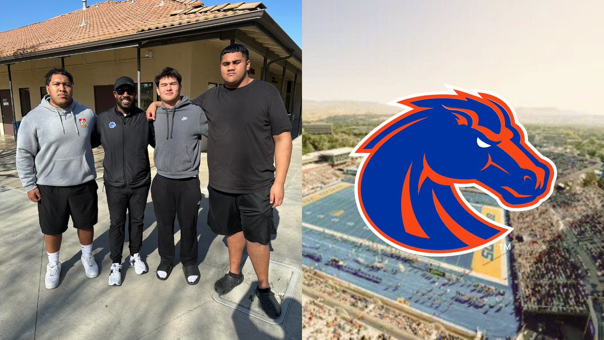 Thank you Coach Montgomery and Boise State Football for stopping by to see our student-athletes today. Go Eagles! <a href="/CoachJMont/">James Montgomery</a> <a href="/BroncoSportsFB/">Boise State Football</a> <a href="/Coach_SD/">Spencer Danielson</a>