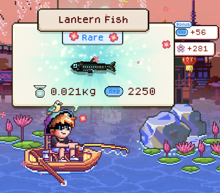 design_uki's tweet photo. I caught a Rare Fish - Lantern Fish fish ✌️ 
Join with me https://t.co/QDoVNK4fON #fishing_frenzy https://t.co/ttPQyHDGMW
