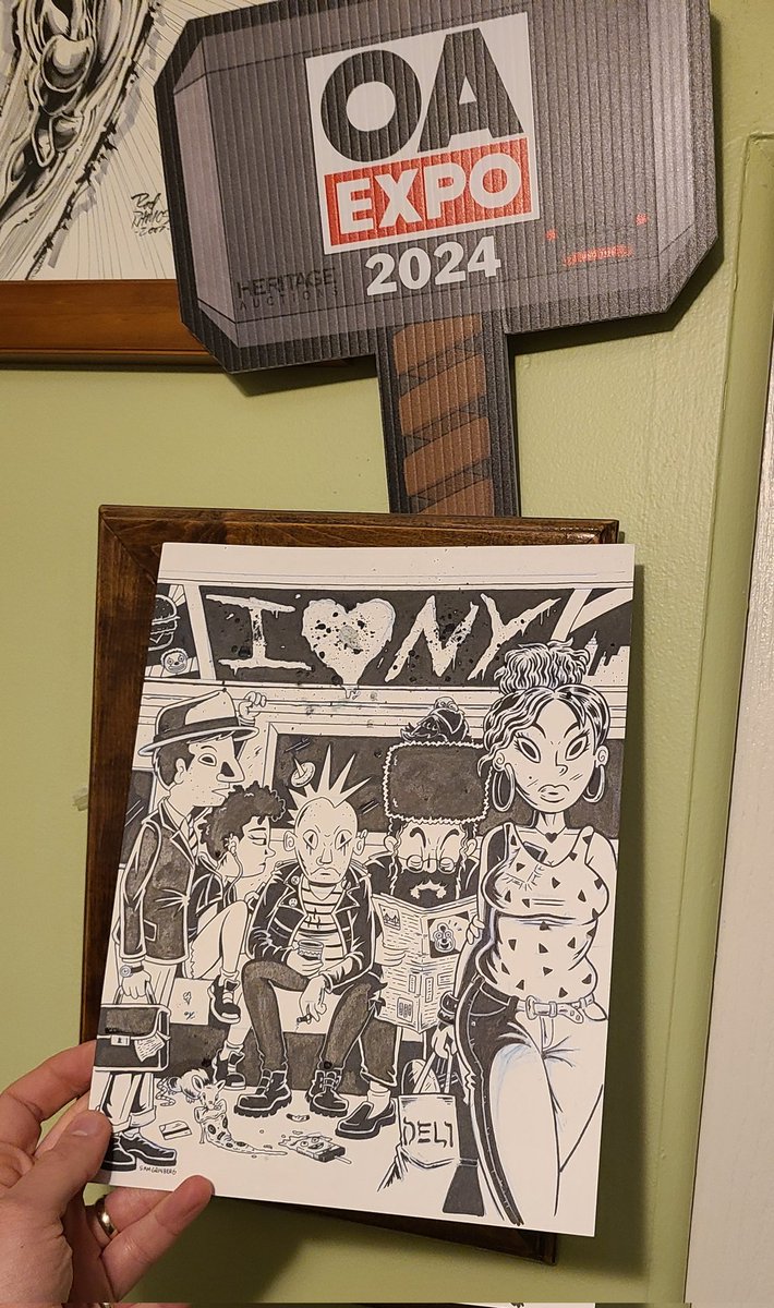 I'm off to <a href="/comicartfans/">Bill Cox</a> ' OAX tomorrow!  What art should I bring!?

I Heart NY by <a href="/Sam_Grinberg/">Sam G</a>