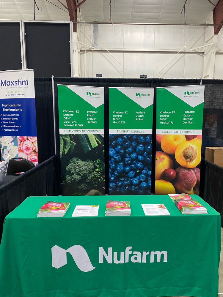 All set up at Pacific Ag Show! Come by to discuss how we can help you this upcoming growing season. #PacificAgShow