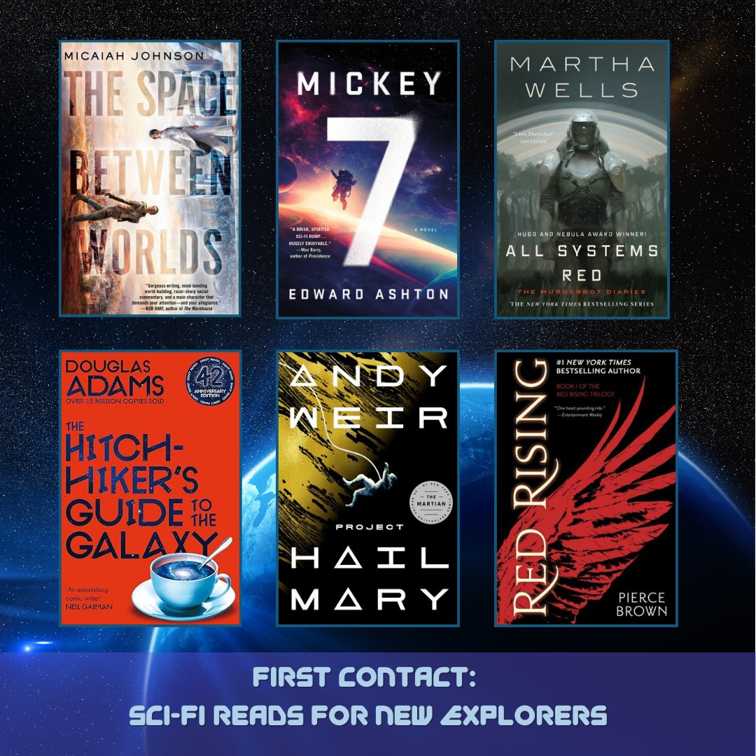 Are you curious about science fiction but unsure where to begin? 

This list offers light, accessible reads that will spark your imagination and set you on a path to explore the infinite wonders of science fiction: bit.ly/4fYXVhN