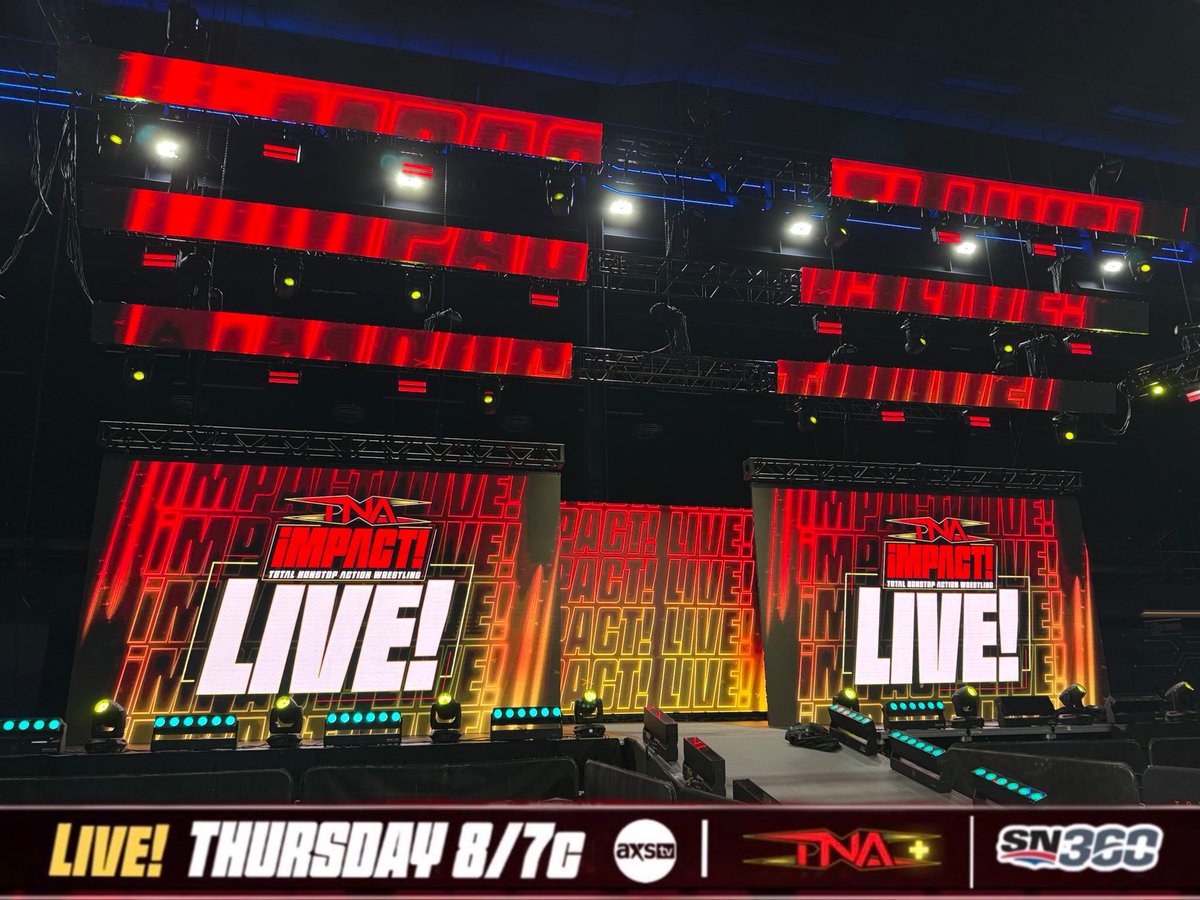 Ayo__Productions (@frequencyayo) on Twitter photo Let’s get it trending!!! 📈📈
#TNAiMPACT! is LIVE TONIGHT
Thursday | 8/7c
Watch on AXS TV 🇺🇸, Sportsnet 🇨🇦 & TNA+
Tune in for the packed night Boeing Center, San Antonio! 📍🎟️ Etix.com <a href="/ThisIsTNA/">TNA Wrestling</a> Let’s get it trending!!! 📈📈
#TNAiMPACT! is LIVE TONIGHT
Thursday | 8/7c
Watch on AXS TV 🇺🇸, Sportsnet 🇨🇦 & TNA+
Tune in for the packed night Boeing Center, San Antonio! 📍🎟️ Etix.com <a href="/ThisIsTNA/">TNA Wrestling</a>