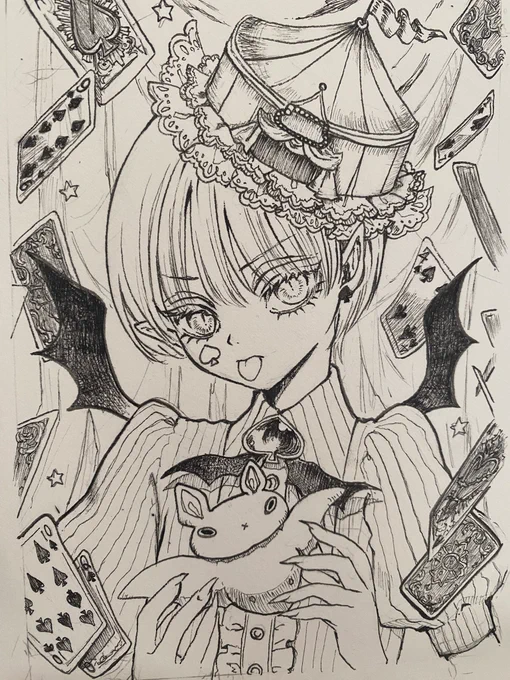 だいぶ描き込んだ 