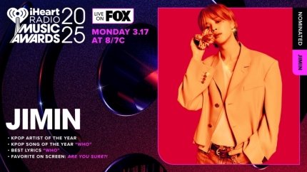 BTS 지민, 美 '아이하트 뮤직어워즈' 4개 부문 후보

RECORD MAKER JIMIN 
JIMIN JIMIN 
#Jimin_MUSE #Jimin_WHO
#지민 #JIMIN #ParkJimin

❤️좋아요, 기사 공유하기 눌러주세요 ⬇️
📍naver.me/G8sc1fi1
📍naver.me/FUhbFuOc
📍naver.me/FhUHit72