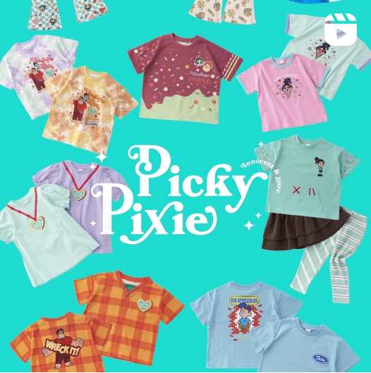 shimapatobu's tweet photo. しまむら『Picky Pixie（ピッキーピクシー）』コラボの春夏服、小物が2025年1月25日（土）より新発売！品番、種類まとめ！

https://t.co/c1Pun2Szij

シュガー・ラッシュ、ズートピアの子供服も！

#しまむら　#しまパト　#子供服　#しまむらコラボ　#ディズニー　#ピクサー https://t.co/kjou198axr