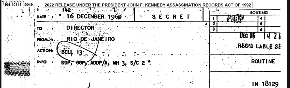 kimpaim's tweet photo. Um dos documentos da CIA que falam do BRASIL desclassificados em 92 na esteira dos documentos do assassinato do Kennedy.

O que tem nesse documento?

Terça feira conto pra vocês.

"Ainda estou aqui". https://t.co/ceGcqbBGMS