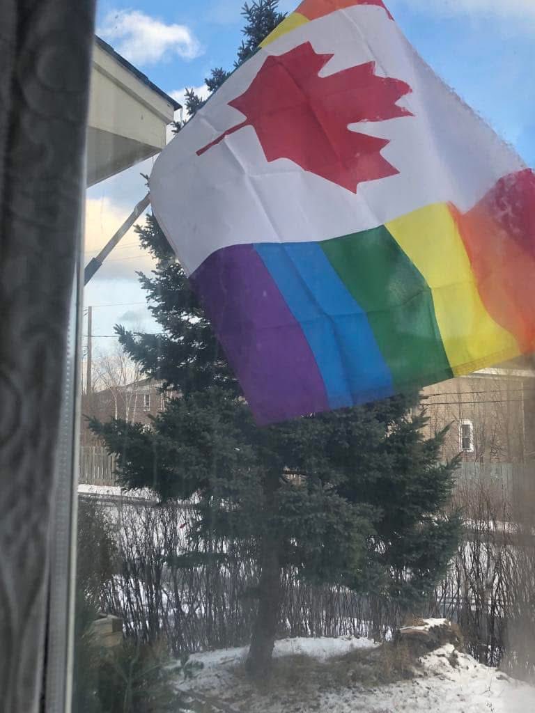 This is an abomination to Canada’s flag and those who fought/served for it.