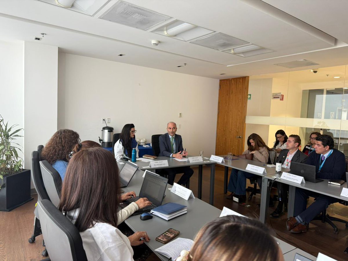 El Equipo “Economía Verde y Cambio Climático” de <a href="/ONUMX/">ONU México</a> se reunió con la Jefa de Asuntos Internacionales de <a href="/SEMARNAT_mx/">SEMARNAT México</a> <a href="/CamilaZepedaL/">Camila Zepeda</a> y equipo para alinear esfuerzos en apoyo al nuevo plan de acción climática NDCs 3.0. Hacia la #COP30 🇲🇽 y 🇺🇳 trabajando hacia la meta global 🌎