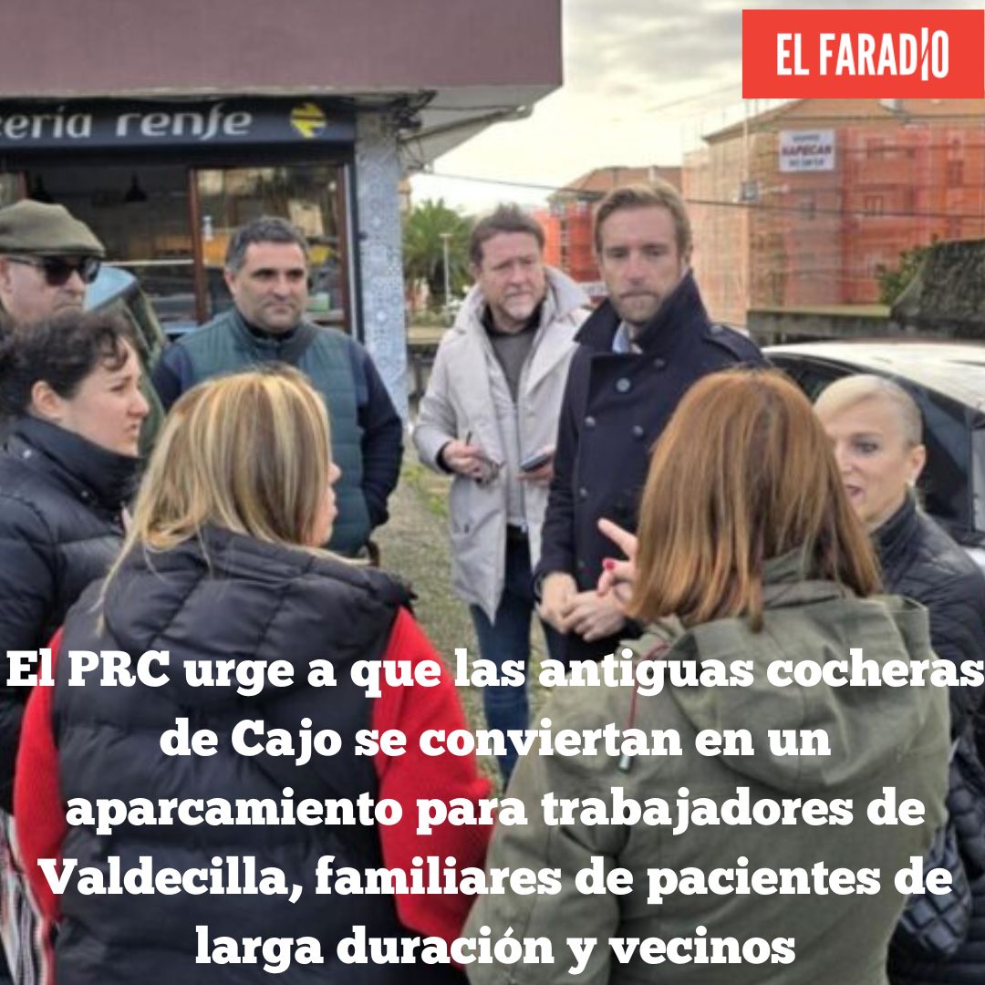 elfaradio's tweet photo. El PRC urge a que las antiguas cocheras de Cajo se conviertan en un aparcamiento para trabajadores de Valdecilla, familiares de pacientes de larga duración y vecinos
https://t.co/TiWcWeOKFI
#Santander #Valdecilla #Cajo #Aparcamiento #PRC https://t.co/0fZEk55ZI4