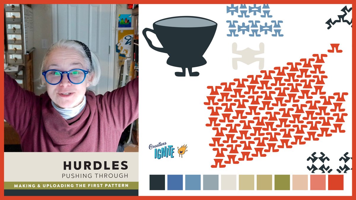 HURDLES: Pushing Through: Making &amp; Uploading the first patterns

How often do you get in your own way? 

creativesignite.com/hurdles-pushin…