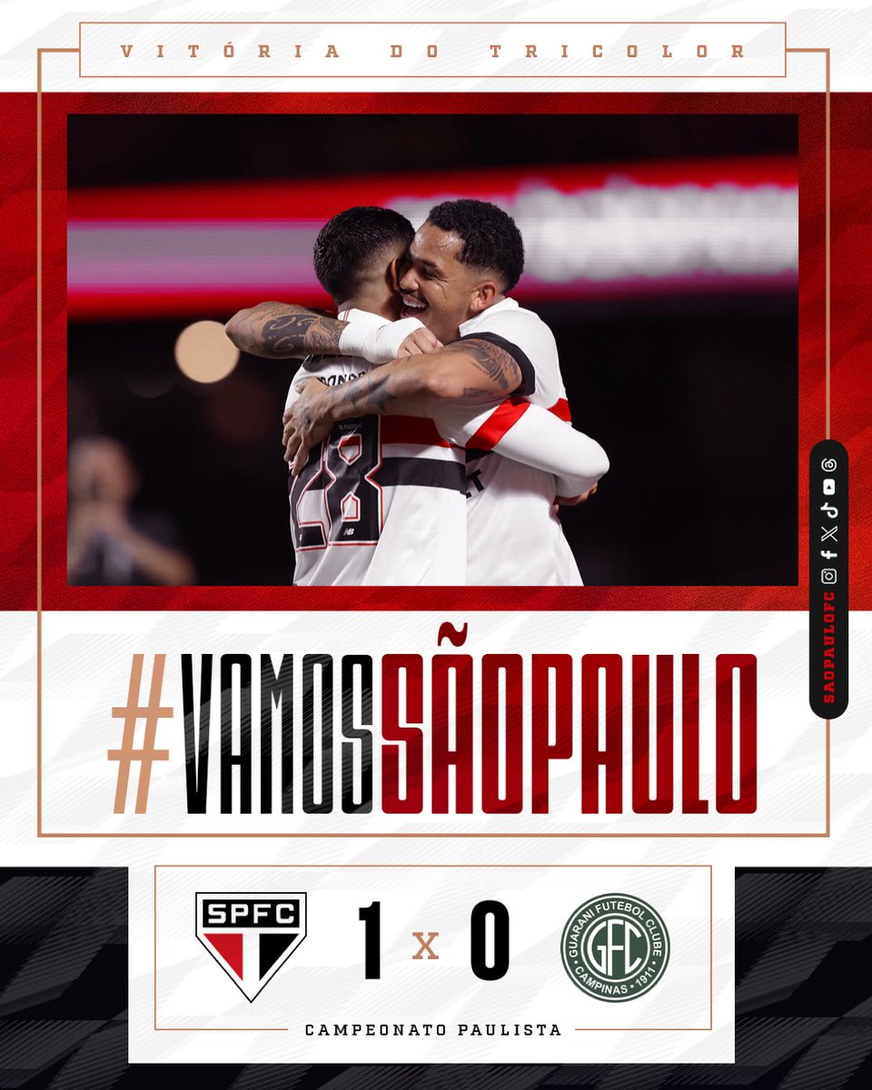 SaoPauloFC's tweet photo. VAMOS, TRICOLOR 🇾🇪🇾🇪🇾🇪🇾🇪🇾🇪🇾🇪 https://t.co/RAB5PhBJzy