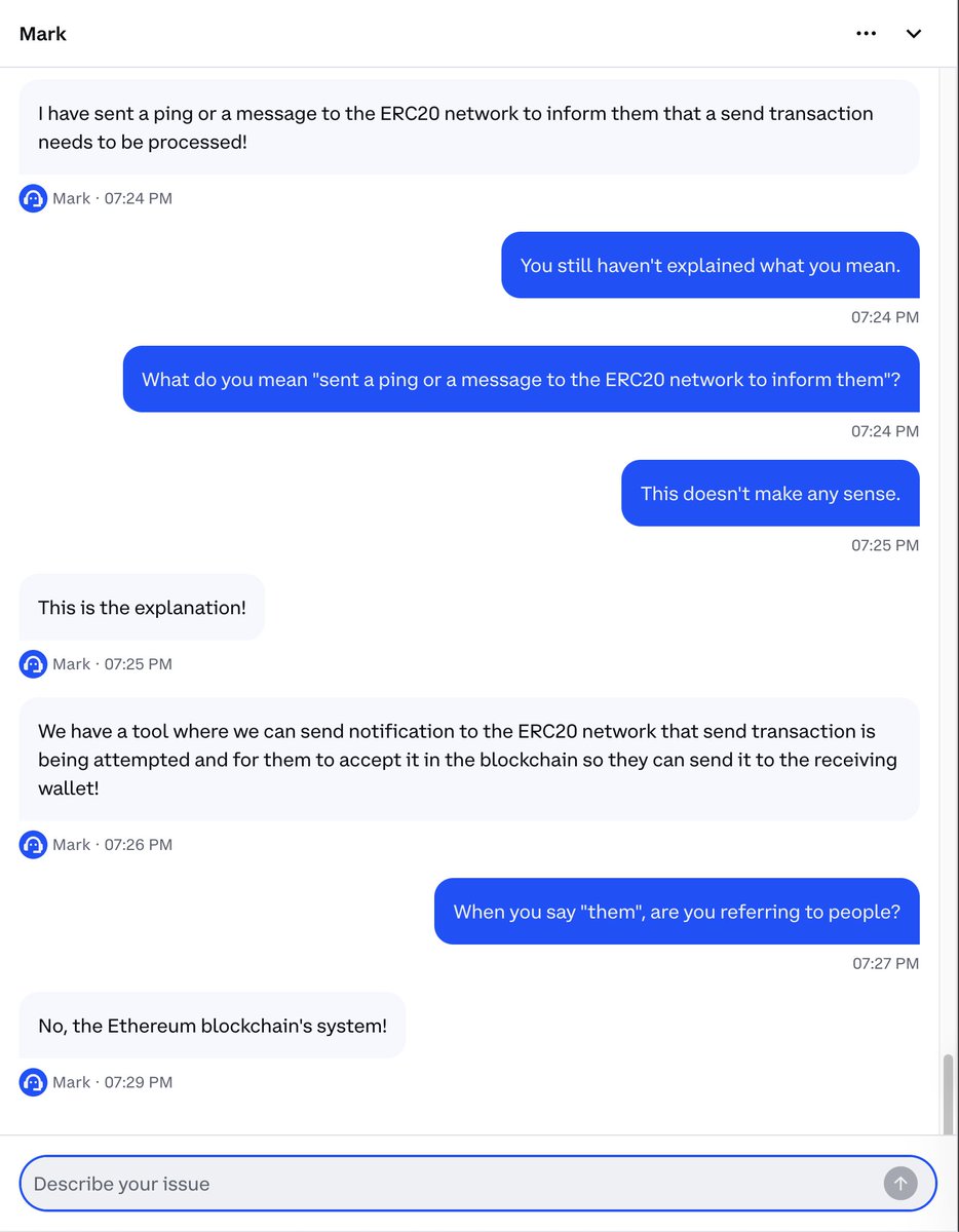 MB/s (@seedpha5e) on Twitter photo <a href="/mdudas/">Mike Dudas</a> <a href="/krakenfx/">Kraken Exchange</a> Same, 25k ETH
Amazing conversation with Mark from .<a href="/CoinbaseSupport/">Coinbase Support</a> <a href="/mdudas/">Mike Dudas</a> <a href="/krakenfx/">Kraken Exchange</a> Same, 25k ETH
Amazing conversation with Mark from .<a href="/CoinbaseSupport/">Coinbase Support</a>
