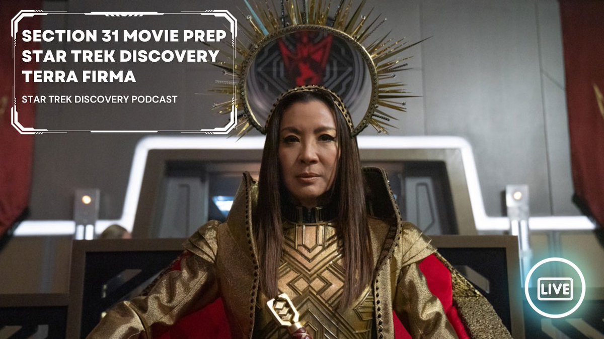 Join us tonight! 8pm P/20 pm C/11 pm E to review Terra Firma 1&amp;2 from #StarTrekDiscovery 3rd season. youtube.com/watch?v=BeQB_B…