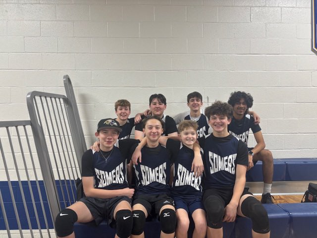 MiltonSomersMS's tweet photo. Congratulations to our 8th grade boy’s volleyball team for winning the County Volleyball Tournament today! https://t.co/d9OFtp7zhz