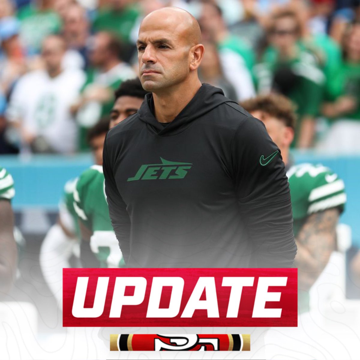 OurSf49ers's tweet image. Robert Saleh reportedly did not travel to Jacksonville for his second interview and is expected to be rehired as the DC for the 49ers soon, per @MikeSilver 👀