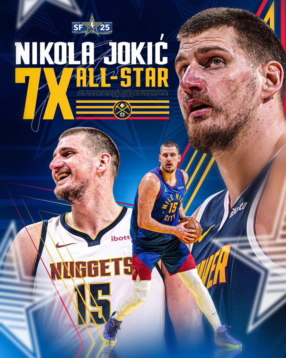 Your 7x All-Star, Nikola Jokić 🌟