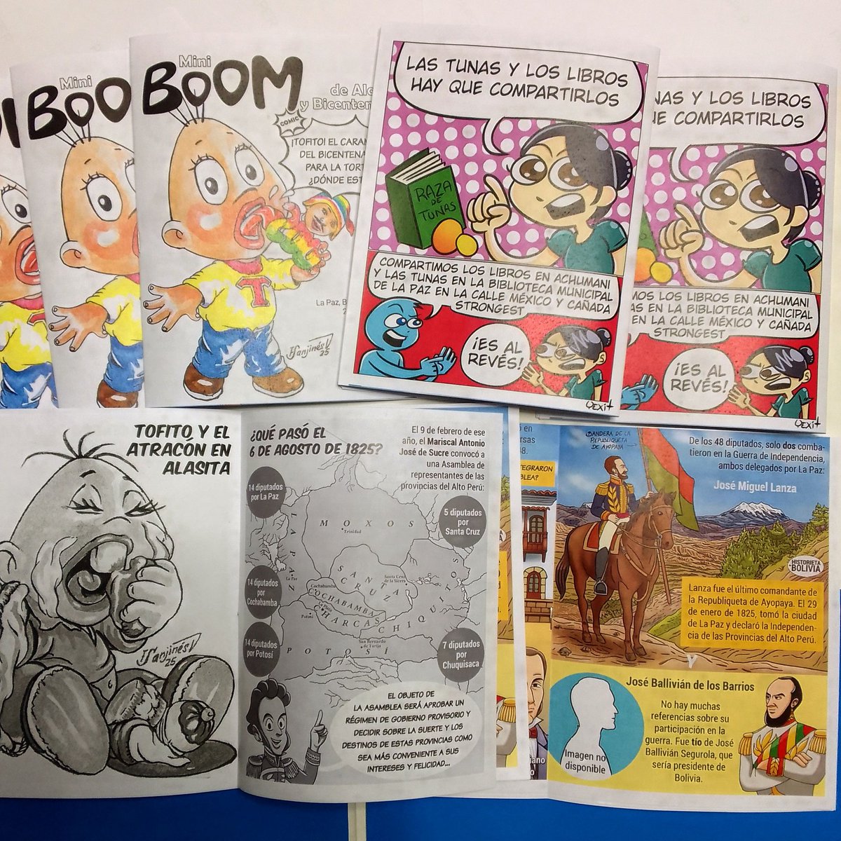 Mañana, 24 de enero, estaremos en en el atrio de la Biblioteca Municipal de La Paz, presentando el #MiniBoomdeAlasitas N° 2. Vengan a conseguir el suyo,  estaremos desde las 10:30.