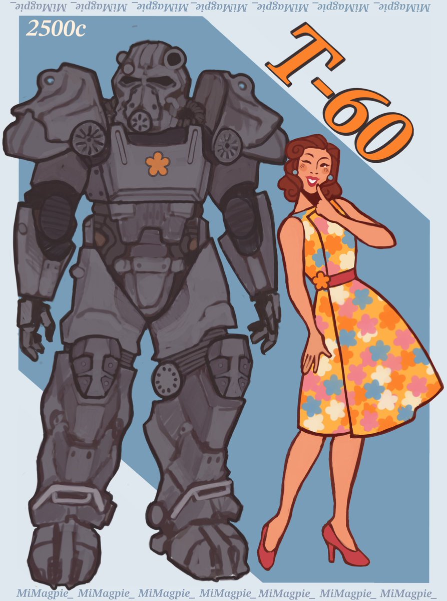 T-60 the best choice of power armour!

#fallout #Fallout4 #FalloutFanart #fallout76