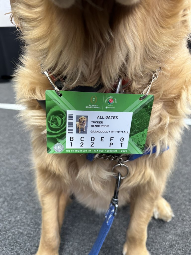 HondoRB's tweet photo. Shout out to my guy Tucker, the Granddoggy of them all at the Granddaddy!!! https://t.co/16jk6vBm2B