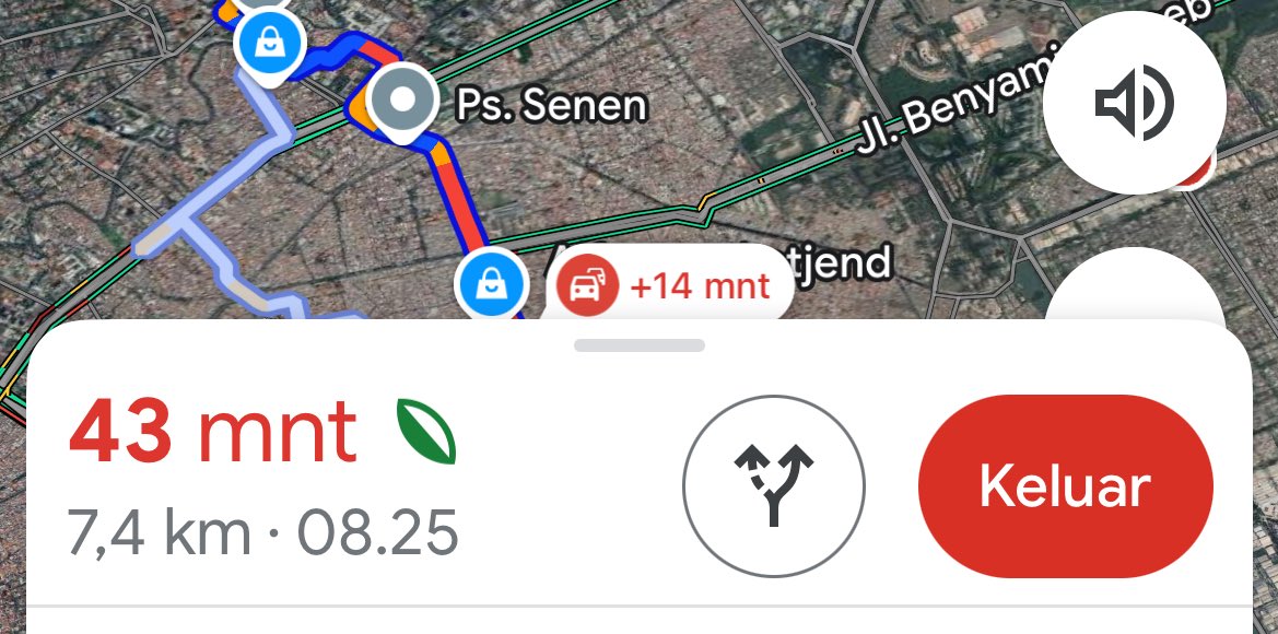 txtdrjkt's tweet photo. kok bisa cuma 7 KM tapi 43 menit?🤣 https://t.co/4pKWOBEt6P