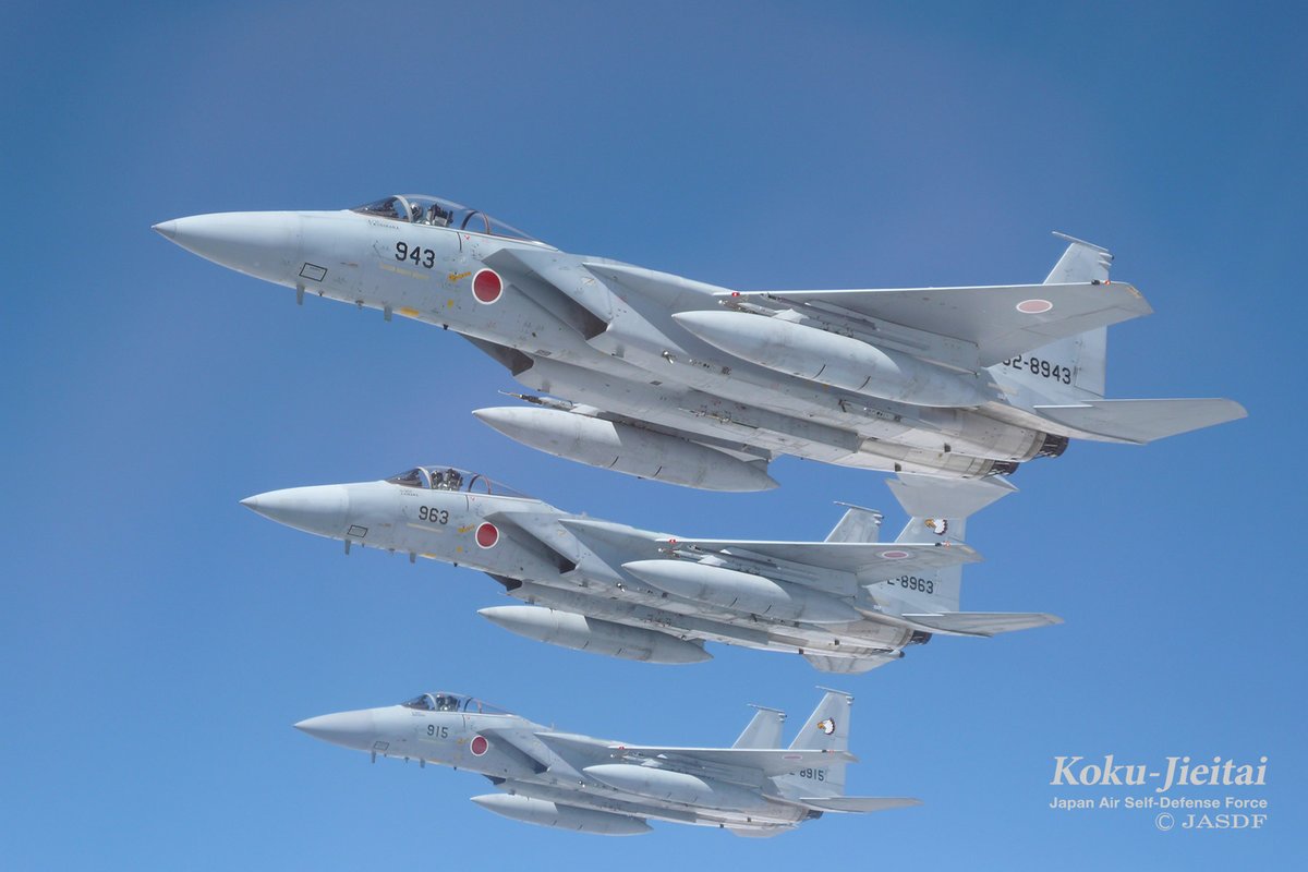 fukuoka_PCO's tweet image. おはようございます！

今日は、１５日にちなんで😁 

#福岡地本 #航空自衛隊 #戦闘機 #Ｆ-１５ 
引用：航空自衛隊X