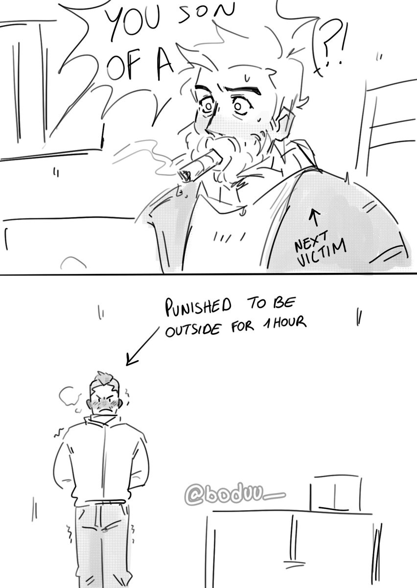 I made this comic weeks ago and never posted ᕕ( ᐛ )ᕗ
This probably started like a silly game between Gaz and Soap but scales quickly ❄️
#cod #ghoap #SimonGhostRiley #soapcod #gazcod #pricecod