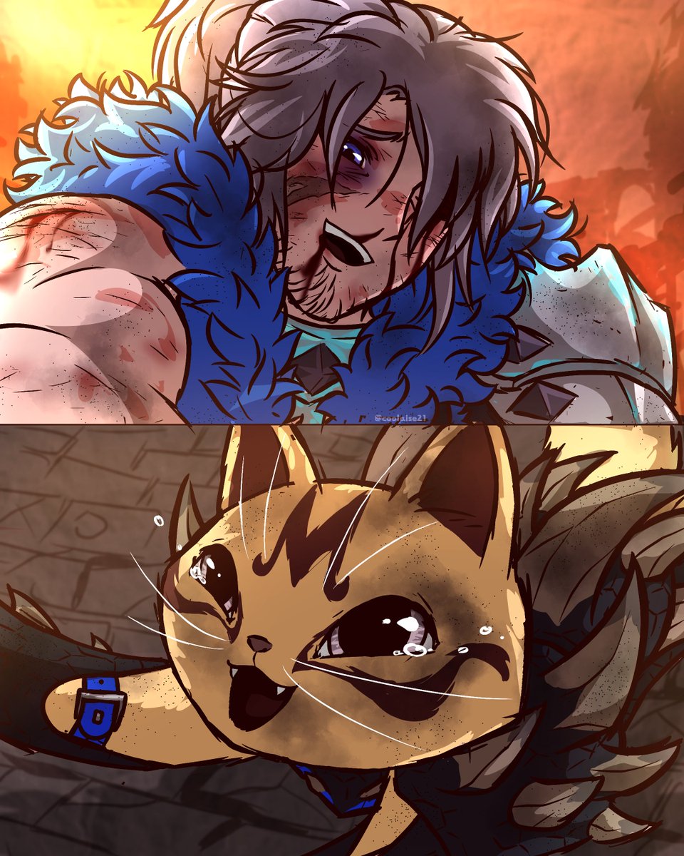 TheDevilDucker's tweet image. "Ascending from the deepest pit.
Holding the sun on their bare hands...
They did it.
They kept their promise...
They... They were truly able to protect everyone
Over them, there was the Darkest Night
But for the rest of us...
They brought the Brightest Day."