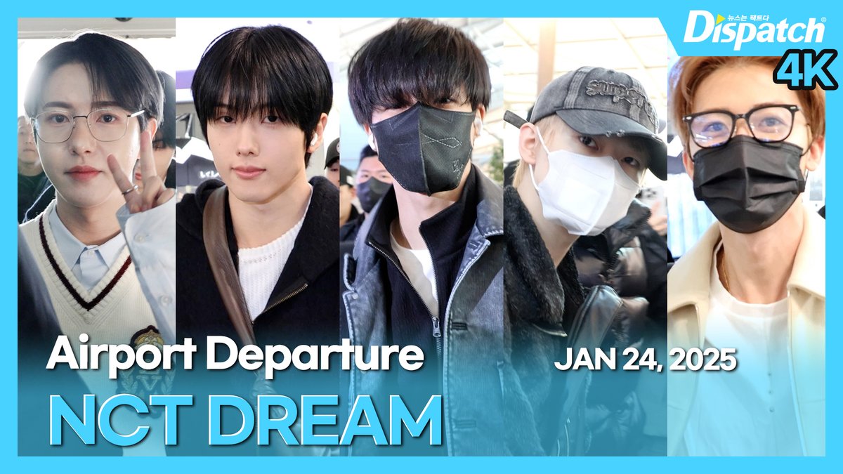 [🎥] 'NCT DREAM(엔시티 드림)' 인천국제공항 출국

youtu.be/c73a8lX_Z0k

#NCTDREAM #NCT드림 #엔시티드림 #마크 #런쥔 #제노 #해찬 #재민 #지성 #천러 #MARK #RENJUN #JENO #HAECHAN #JAEMIN #CHENLE #JISUNG #공항 #airport #디스패치 #dispatch
