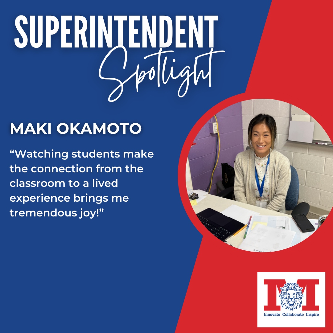 MarysvilleEVSD's tweet photo. π Superintendent Spotlight: Maki Okamoto
Maki Okamotoβs dedication to student success extends beyond the classroom. Weβre proud to recognize Maki for her commitment to education and student growth!
Read more: https://t.co/ZRPP2NSADO
#PTBM #MEVSD https://t.co/RyRG6XmOCS