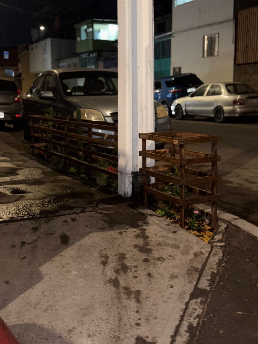Despues de dos días de un trabajo en conjunto con mi esposa, logramos recuperar un espacio que, por vecinos inmundos y falta de toda cultura pensaron que esto era un acopio de basura, le dimos la vuelta y este es el resultado en una parte del norte de @antofagasta