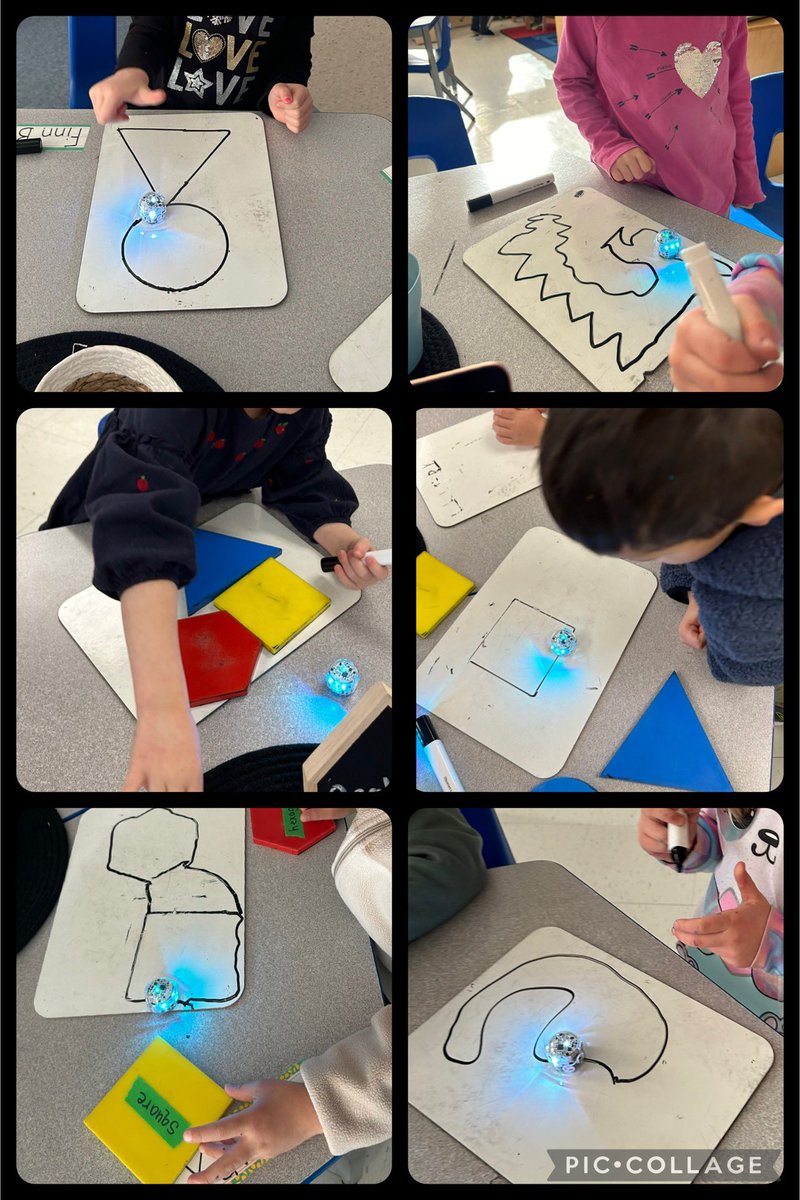 Ms.Lisa (she/her/elle) (@mslisa4321) on Twitter photo K1 & K2 love exploring with the Ozobots!
First, they were asked to create simple line mazes & then they were challenged to include shapes into their designs. The more they experimented, the more their ideas evolved✨
<a href="/StMonicaOCSB/">St. Monica School</a> #MONmoments
#ocsbKinder #ocsbMath <a href="/LauraAnnP2/">Laura Ann P</a> K1 & K2 love exploring with the Ozobots!
First, they were asked to create simple line mazes & then they were challenged to include shapes into their designs. The more they experimented, the more their ideas evolved✨
<a href="/StMonicaOCSB/">St. Monica School</a> #MONmoments
#ocsbKinder #ocsbMath <a href="/LauraAnnP2/">Laura Ann P</a>