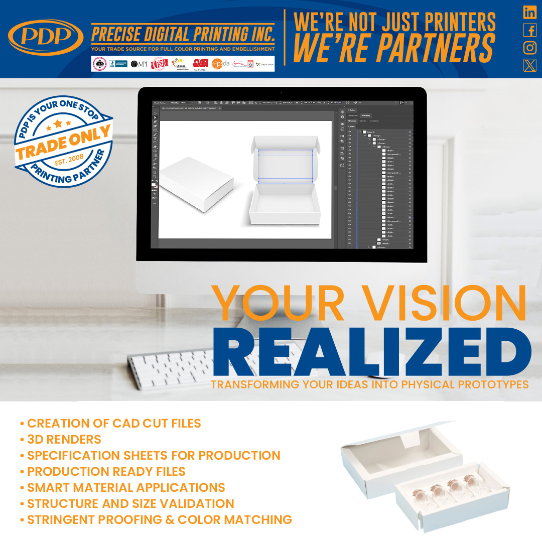 PrintingPrecise's tweet image. Looking to bring your product to life with exceptional packaging or displays? Our innovative packaging and display prototyping services are here to transform your ideas into reality! #printingindustry #printingservices #POPDisplays #prototyping